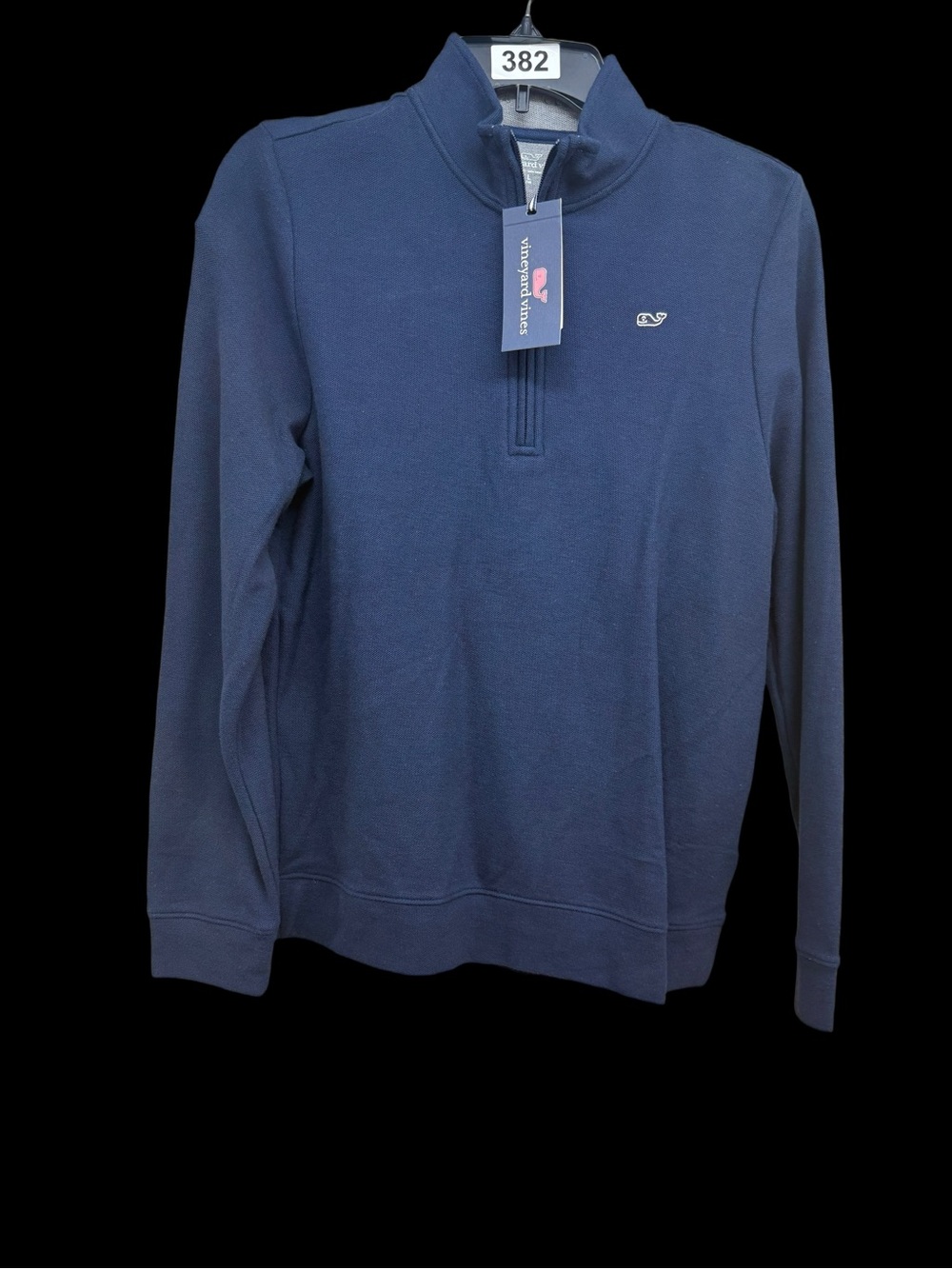 Vineyard Vines Men's Navy Blue Half-Zip Pullover Sweater